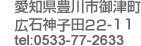 愛知県豊川市御津町広石神子田22-11